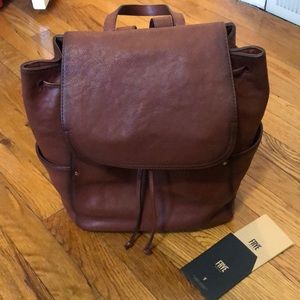 Frye Olivia Leather Backpack